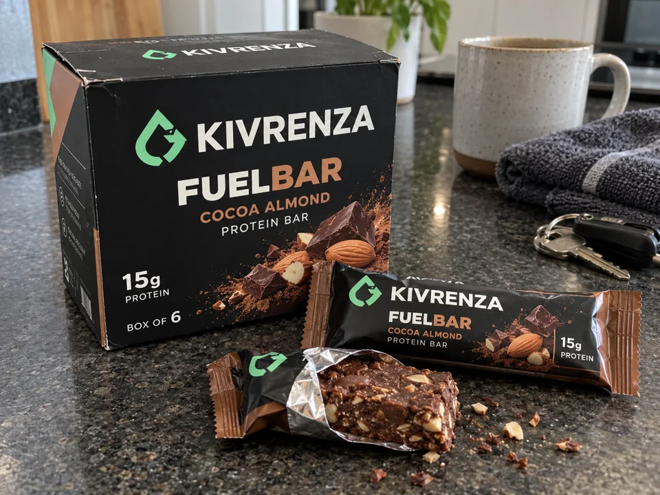 Original upload: Kivrenza Cocoa almond bars