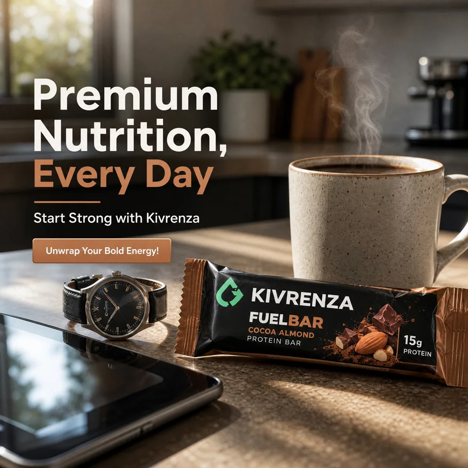 Kivrenza Cocoa almond bars — MakeMyShape generated result 1