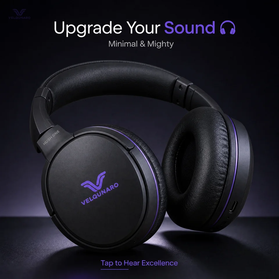 Velqunaro Hush One headphones — MakeMyShape generated result 1